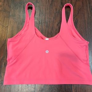 LULULEMON PINK ALIGN TOP SIZE 10